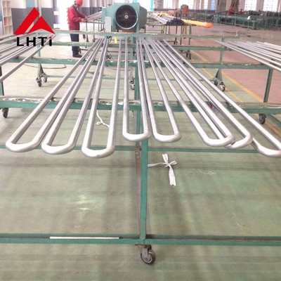 İyi fiyat Eşanjör için Asitleme Titanyum Gr2 Dikişsiz U Tüplü ASME SB338 çevrimiçi