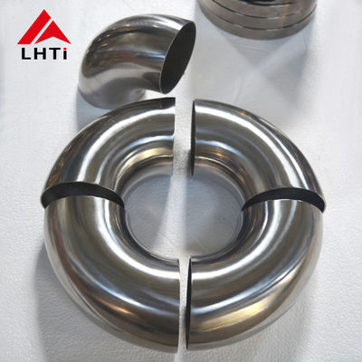 İyi fiyat 3 inç 76mm Gr2 Titanyum Dirsek / Egzoz Parçaları İçin 1,2 mm'lik Bükümler çevrimiçi