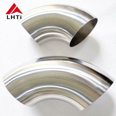 İyi fiyat Egzoz Parçaları İçin İnce Duvar Titanyum Dirsek 45 Derece 1.2mm çevrimiçi