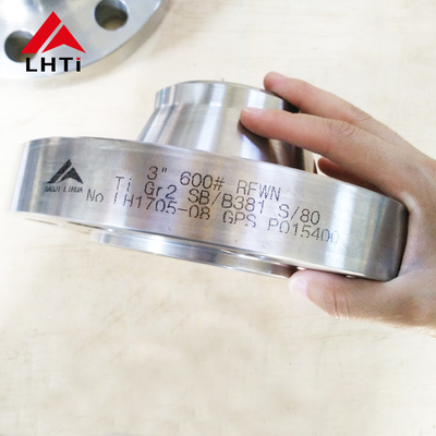 İyi fiyat Ti Gr5 Gr7 Titanyum kaynak Boynuz Flange ASME B16.5 Sınıf 150 WN Flange kaynak Boynuz Yükseltilmiş Yüz Kimya Endüstrisi için çevrimiçi