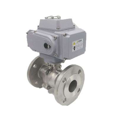 İyi fiyat Yüksek basınçlı uygulamalar için uçlu bağlantıları olan Elektrikli Flanged Ball Valve çevrimiçi