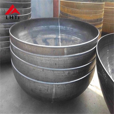 İyi fiyat Titanyum basınçlı kap Yarım küresel tank Gr2 Gr5 Gr7 Baş Titanyum tabak Titanyum baş tabak Titanyum ekipmanları çevrimiçi