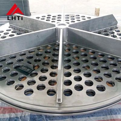 İyi fiyat ASME B381 Titanyum Ekipmanları Titanyum Eşanjör Tüp Levha CNC İşleme çevrimiçi