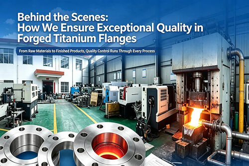 Son şirket blogları hakkında Behind the Scenes at Lihua titanium: How We Ensure the Exceptional Quality of Forged Titanium Flanges