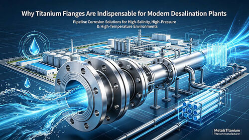 Son şirket blogları hakkında Why Titanium Flanges Are Indispensable in Modern Seawater Desalination Plants